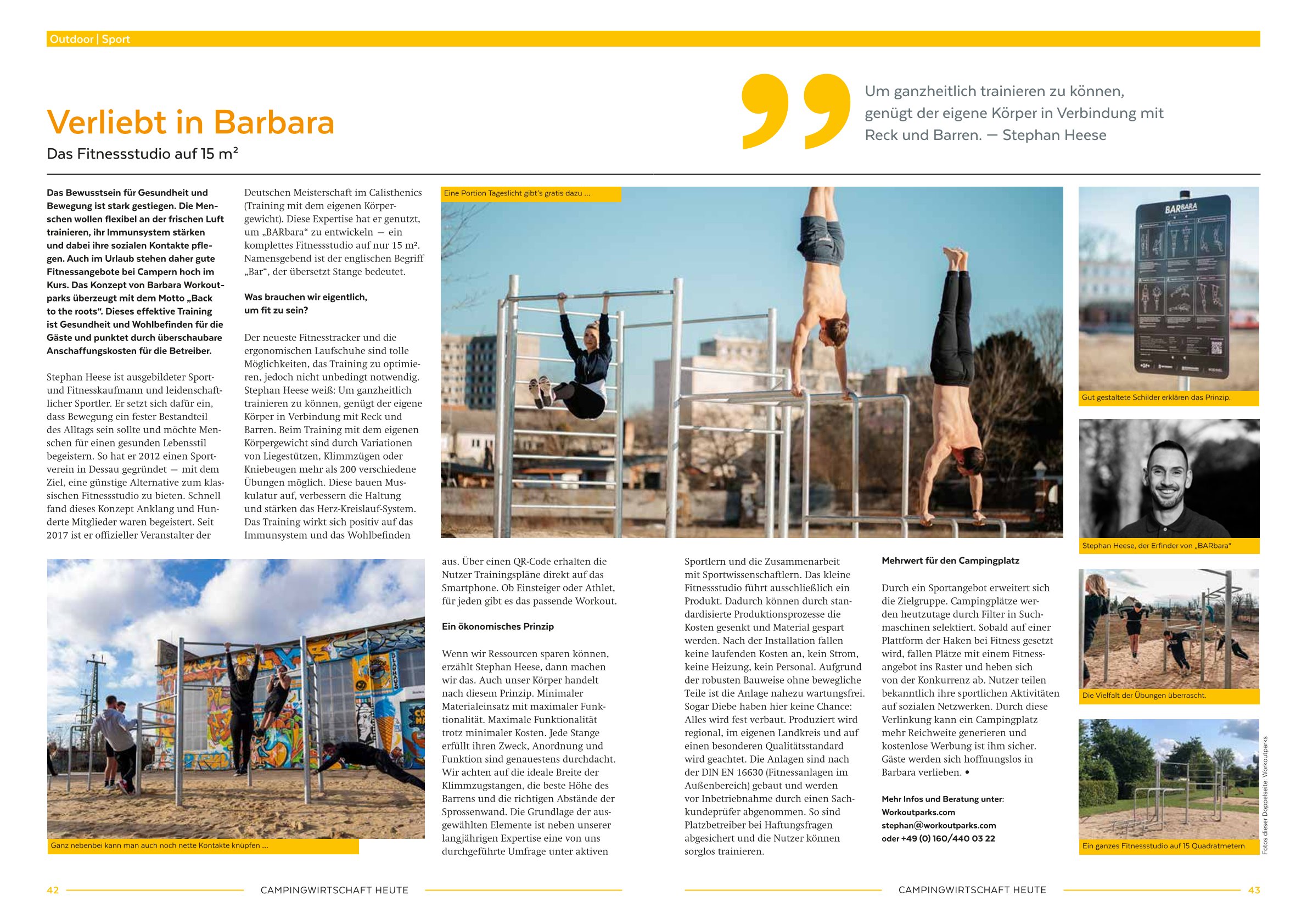 Press article: CampingWirtschaft Heute